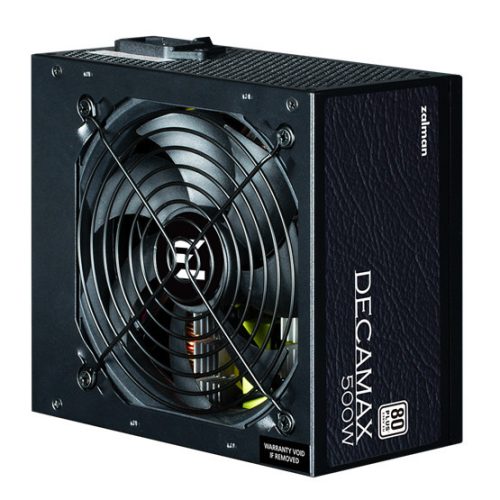 Zalman 500W - ZM500-LX3 - 80+ Weiß - ATX 12V Ver2.31 - Modular - Schwarzes Netzteil