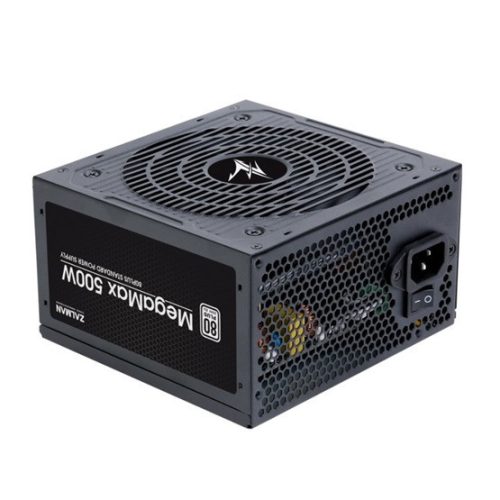 Zalman 500W - ZM500-TXII - 80+ Weiß - ATX12V Ver2.31 - Schwarzes Netzteil
