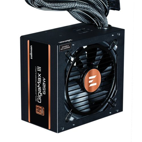Zalman 650W - ZM650-GV3 - 80+ Bronze - ATX 3.0 - Semi-modular - Schwarzes Netzteil