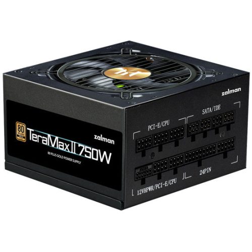 Zalman 750W TeraMax2 - ZM750-TMX2 - 80+ Gold - ATX 3.0 - Modular - Schwarzes Netzteil