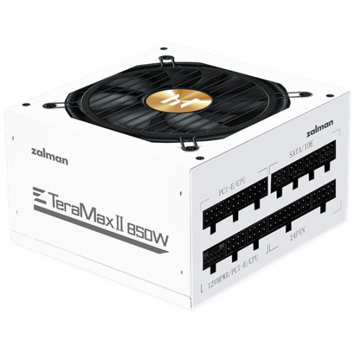 Zalman 850W TeraMax2 - ZM850-TMX2 WH - 80+ Gold - ATX 3.0 - Modulare - Weißes Netzteil