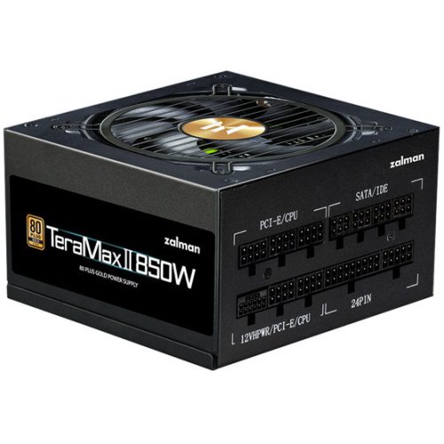 Zalman 850W TeraMax2 - ZM850-TMX2 - 80+ Gold - ATX 3.0 - Modulare - Schwarzes Netzteil