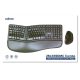 Zalman ZM-K690M Ungarische Ergonomische Tastatur + Maus Kombination (Maus vom Typ C)