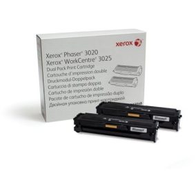 XEROX 3020/3025 SCHWARZ (2X1,5K) ORIGINAL TONER (106R03048)