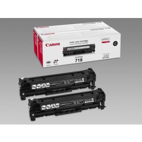   CANON CRG-718 SCHWARZ (2X3,4K) DOPPELPACK ORIGINAL TONER (2662B005)