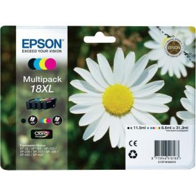   EPSON T1816 (C13T18164012) NO.18XL C,M,Y,BK EREDETI MULTIPACK (LEÉRTÉKELT) LEJÁRT